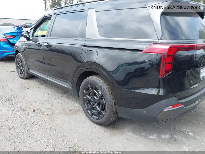 2025 Kia Carnival Mpv Hybrid Sx VIN: KNDNE5KA2S6078998 Lot: 45485909