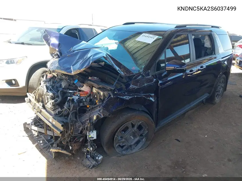 2025 Kia Carnival Mpv Hybrid Ex VIN: KNDNC5KA2S6037499 Lot: 45494914