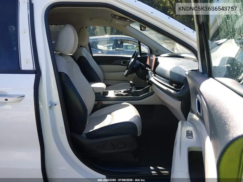 2025 Kia Carnival Mpv Ex VIN: KNDNC5K36S6543757 Lot: 45502395
