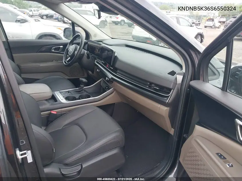 2025 Kia Carnival Mpv Lxs VIN: KNDNB5K36S6550324 Lot: 45680423