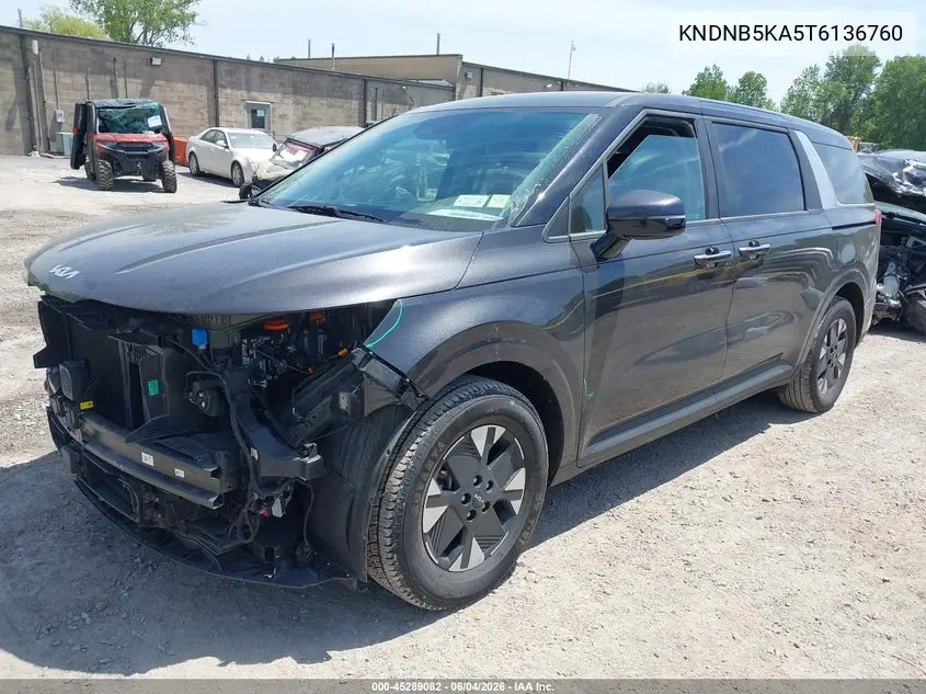 2026 Kia Carnival Mpv Hybrid Lxs VIN: KNDNB5KA5T6136760 Lot: 45289082