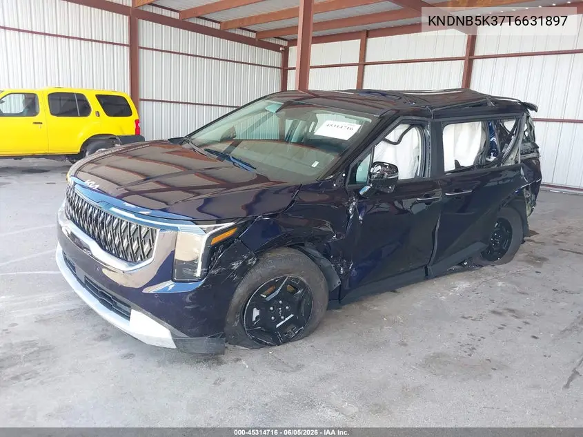 2026 Kia Carnival Mpv Lxs VIN: KNDNB5K37T6631897 Lot: 45314716