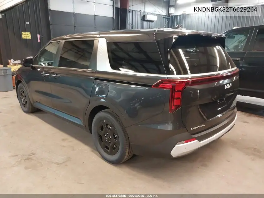 2026 Kia Carnival Mpv Lx VIN: KNDNB5K32T6629264 Lot: 45473586