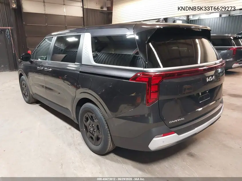 2026 Kia Carnival Mpv Lx VIN: KNDNB5K33T6629273 Lot: 45473612