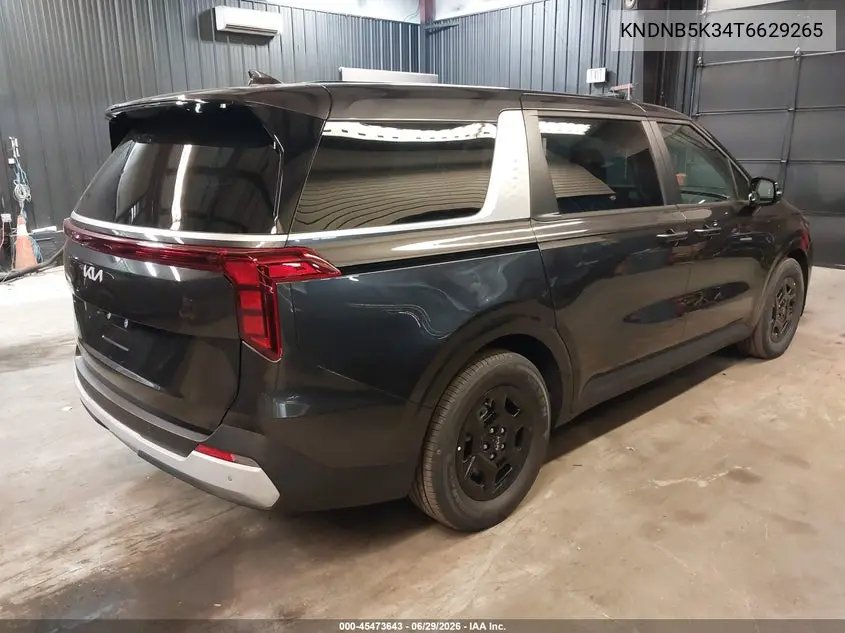 2026 Kia Carnival Mpv Lx VIN: KNDNB5K34T6629265 Lot: 45473643