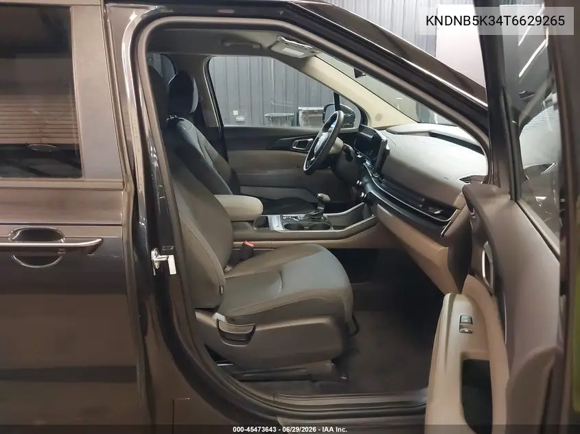 2026 Kia Carnival Mpv Lx VIN: KNDNB5K34T6629265 Lot: 45473643