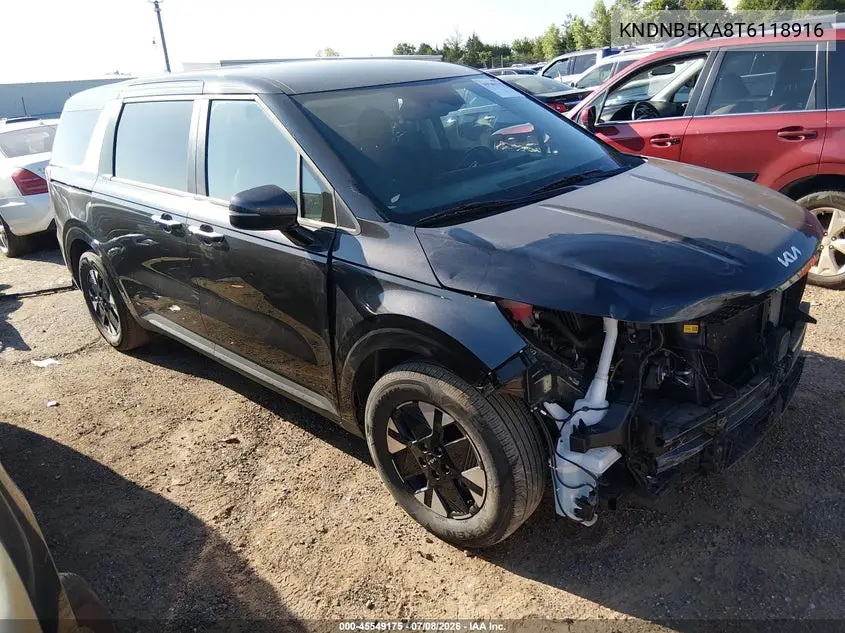 2026 Kia Carnival Mpv Hybrid Lxs VIN: KNDNB5KA8T6118916 Lot: 45549175