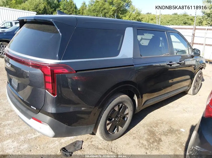 2026 Kia Carnival Mpv Hybrid Lxs VIN: KNDNB5KA8T6118916 Lot: 45549175
