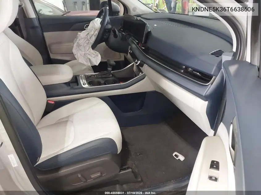 2026 Kia Carnival Mpv Sx VIN: KNDNE5K36T6638606 Lot: 45556031