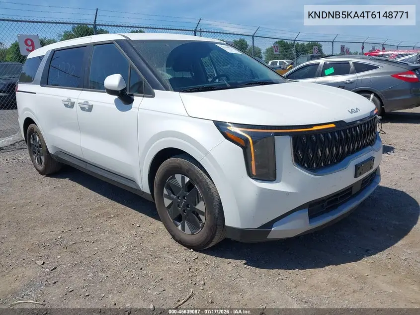 2026 Kia Carnival Mpv Hybrid Lxs VIN: KNDNB5KA4T6148771 Lot: 45639087