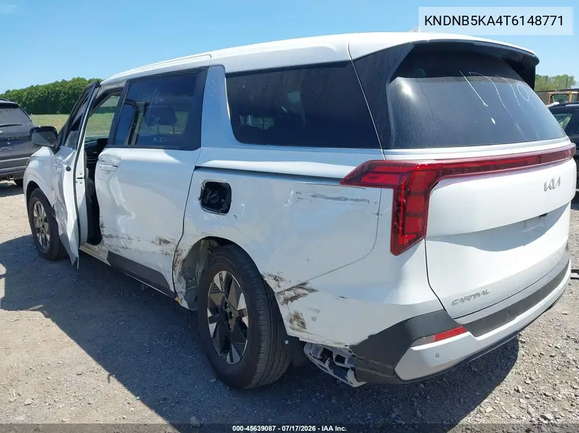 2026 Kia Carnival Mpv Hybrid Lxs VIN: KNDNB5KA4T6148771 Lot: 45639087