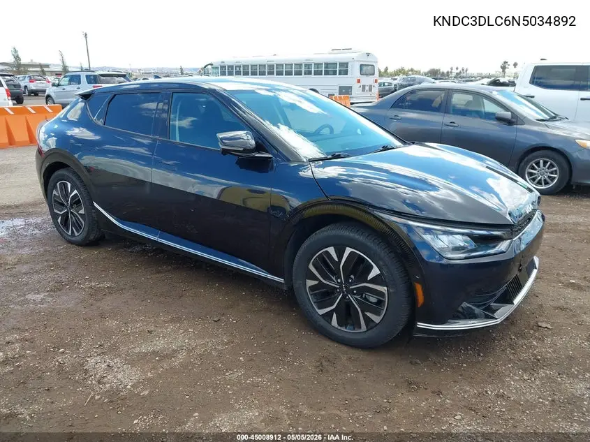 2022 Kia Ev6 Wind VIN: KNDC3DLC6N5034892 Lot: 45008912