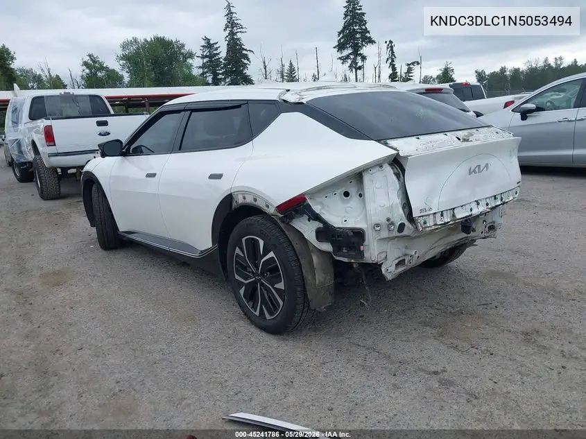 2022 Kia Ev6 Wind VIN: KNDC3DLC1N5053494 Lot: 45241786