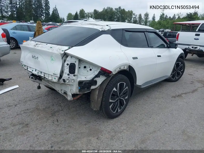 2022 Kia Ev6 Wind VIN: KNDC3DLC1N5053494 Lot: 45241786