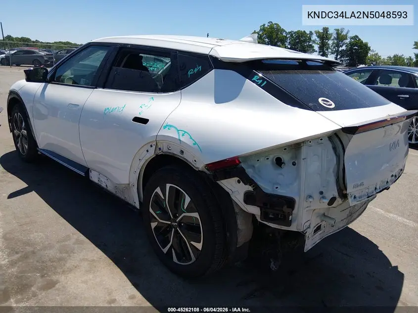 2022 Kia Ev6 Wind VIN: KNDC34LA2N5048593 Lot: 45262108