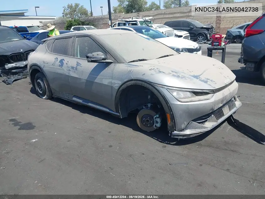 2022 Kia Ev6 Wind VIN: KNDC34LA5N5042738 Lot: 45412204