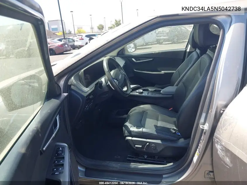 2022 Kia Ev6 Wind VIN: KNDC34LA5N5042738 Lot: 45412204