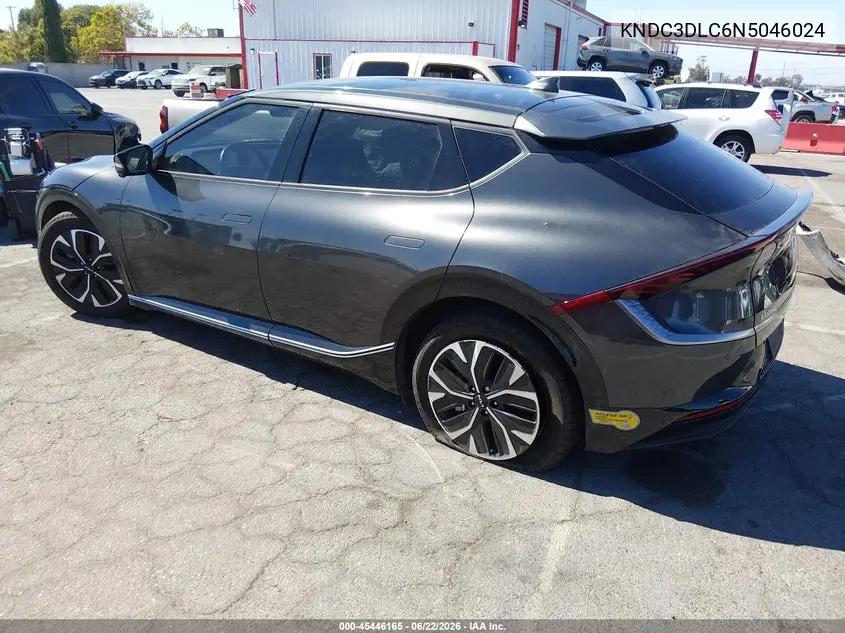 2022 Kia Ev6 Wind VIN: KNDC3DLC6N5046024 Lot: 45446165