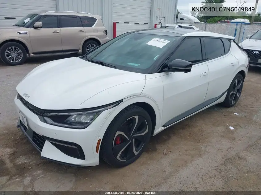 2022 Kia Ev6 Gt-Line VIN: KNDC4DLC7N5049849 Lot: 45462108
