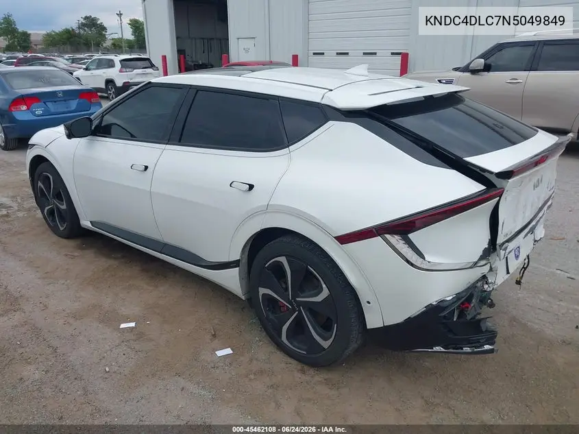 2022 Kia Ev6 Gt-Line VIN: KNDC4DLC7N5049849 Lot: 45462108