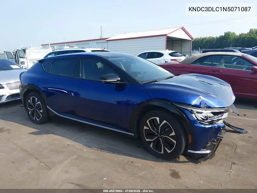 2022 Kia Ev6 Wind VIN: KNDC3DLC1N5071087 Lot: 45570984