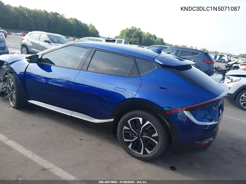 2022 Kia Ev6 Wind VIN: KNDC3DLC1N5071087 Lot: 45570984