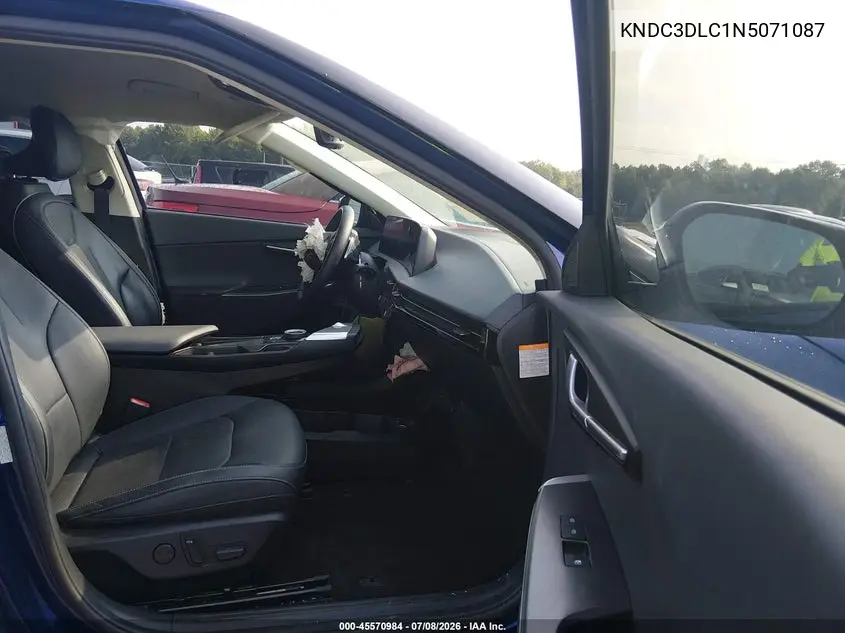 2022 Kia Ev6 Wind VIN: KNDC3DLC1N5071087 Lot: 45570984