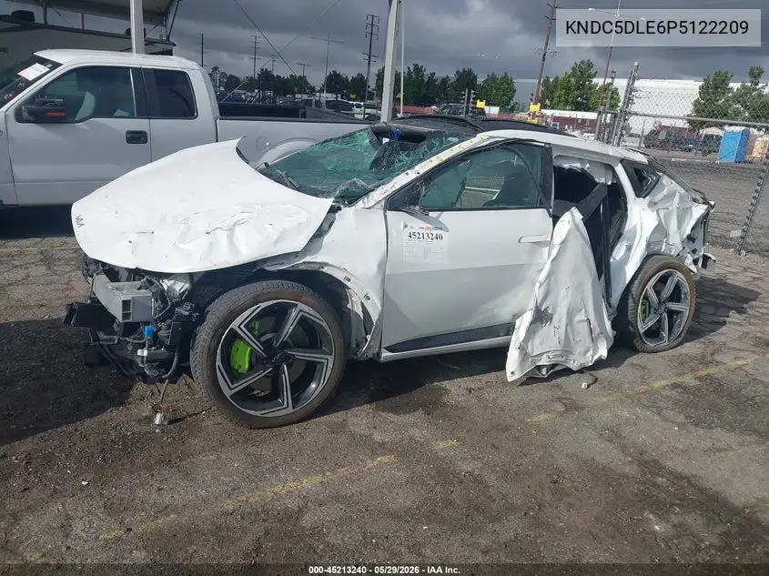 2023 Kia Ev6 Gt VIN: KNDC5DLE6P5122209 Lot: 45213240