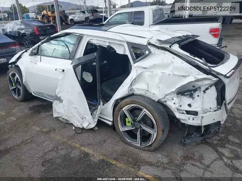 2023 Kia Ev6 Gt VIN: KNDC5DLE6P5122209 Lot: 45213240
