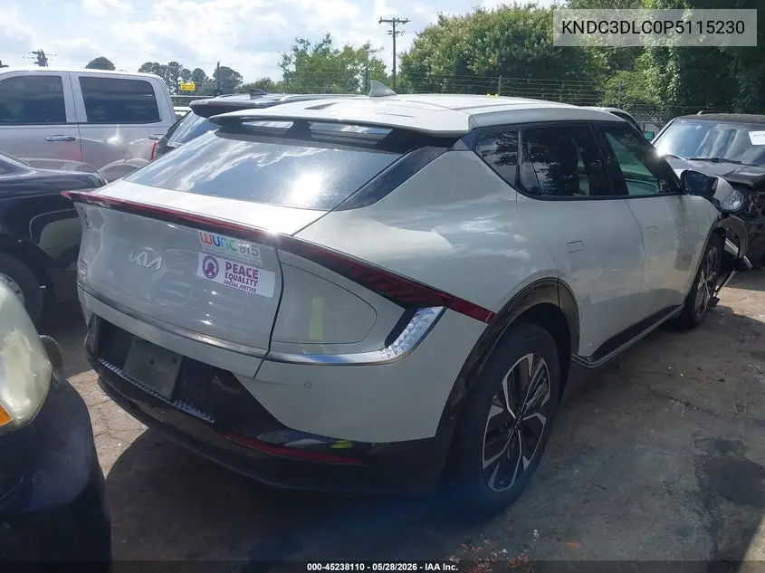 2023 Kia Ev6 Wind VIN: KNDC3DLC0P5115230 Lot: 45238110