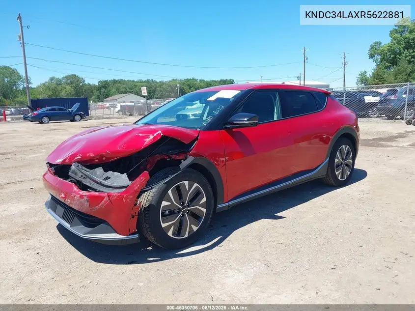 2024 Kia Ev6 Light Long Range VIN: KNDC34LAXR5622881 Lot: 45350706