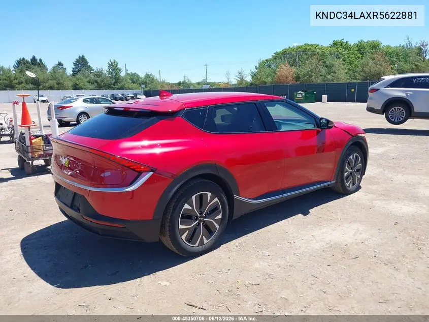 2024 Kia Ev6 Light Long Range VIN: KNDC34LAXR5622881 Lot: 45350706