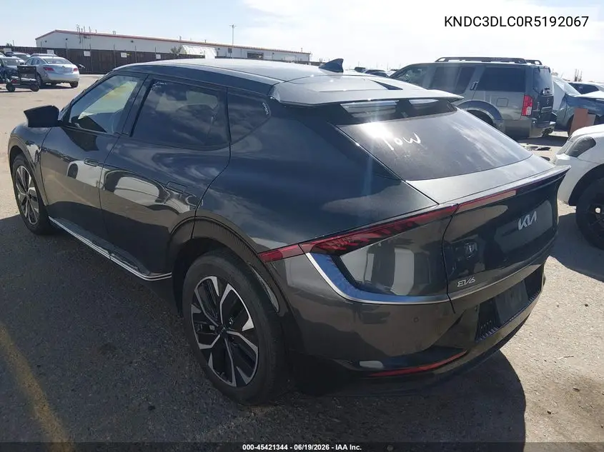 2024 Kia Ev6 Wind VIN: KNDC3DLC0R5192067 Lot: 45421344