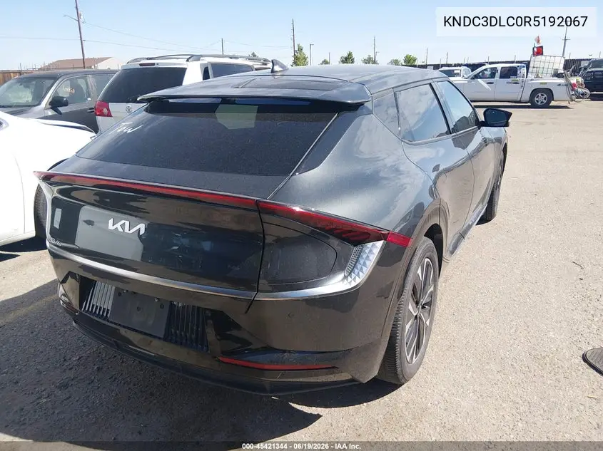 2024 Kia Ev6 Wind VIN: KNDC3DLC0R5192067 Lot: 45421344