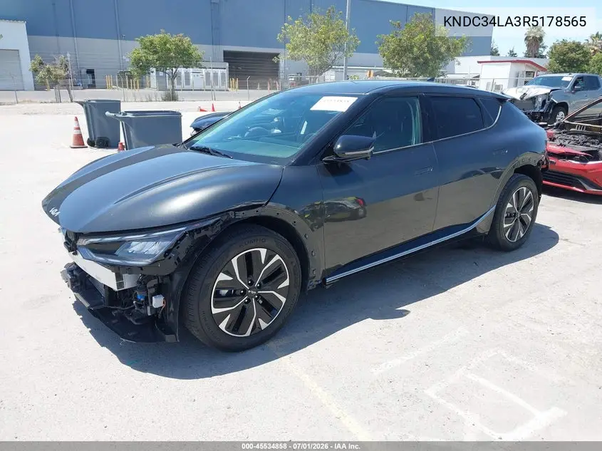 2024 Kia Ev6 Wind VIN: KNDC34LA3R5178565 Lot: 45534858