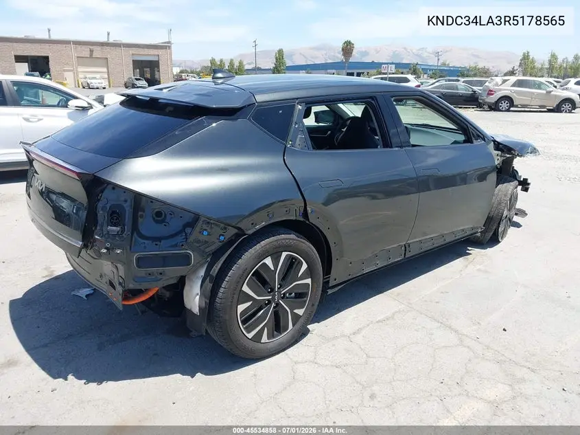 2024 Kia Ev6 Wind VIN: KNDC34LA3R5178565 Lot: 45534858