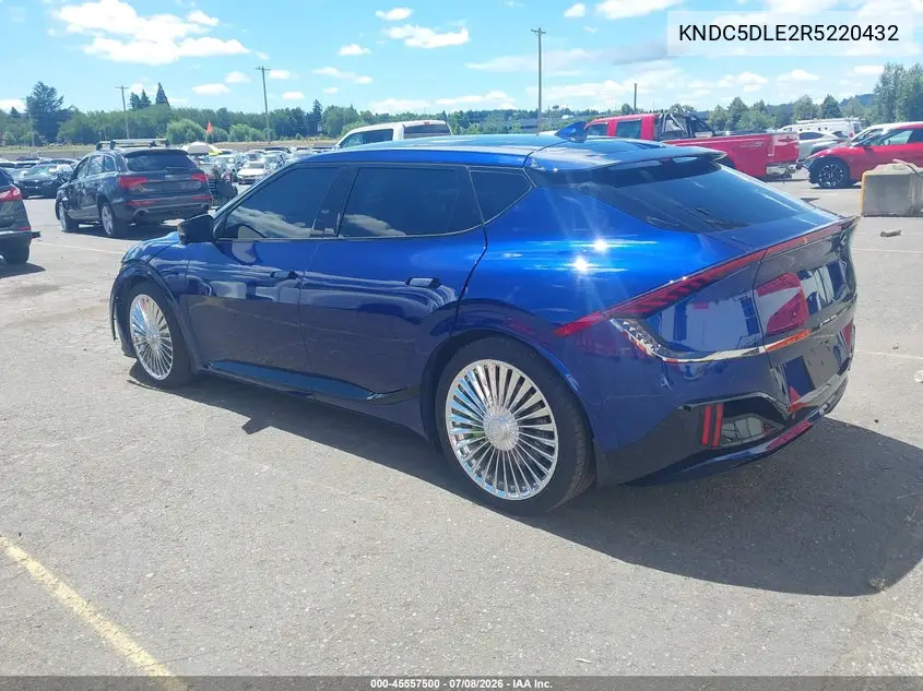 2024 Kia Ev6 Gt VIN: KNDC5DLE2R5220432 Lot: 45557500
