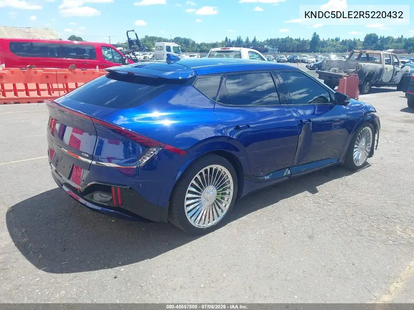 2024 Kia Ev6 Gt VIN: KNDC5DLE2R5220432 Lot: 45557500