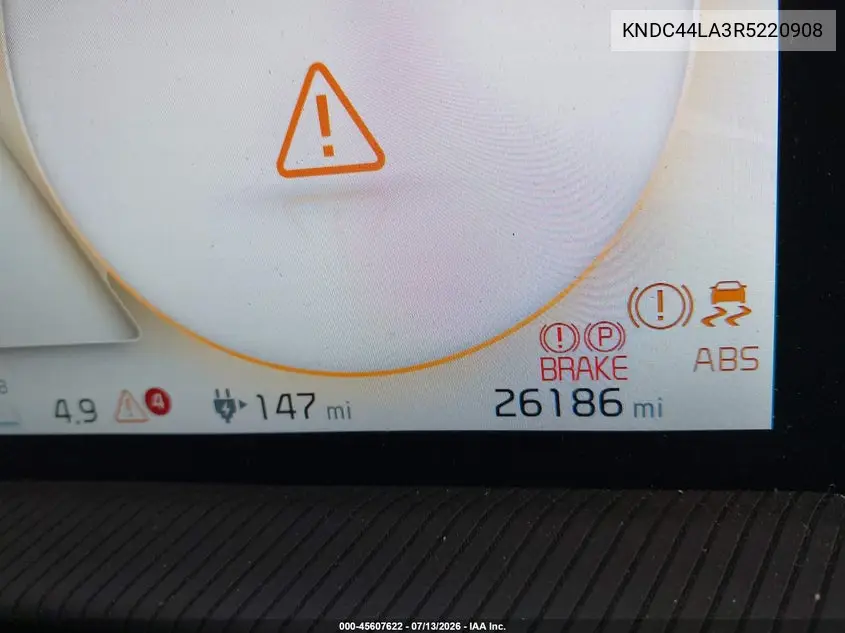 2024 Kia Ev6 Gt-Line VIN: KNDC44LA3R5220908 Lot: 45607622