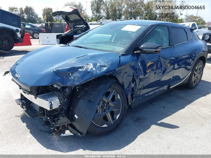2025 Kia Ev6 Light Long Range Rwd VIN: 5XYC34JA4SG004665 Lot: 44981189