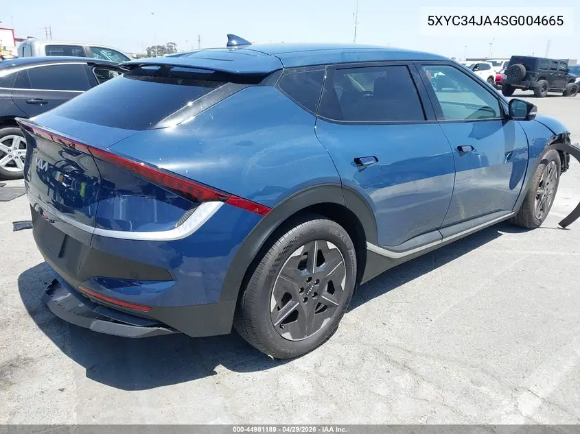 2025 Kia Ev6 Light Long Range Rwd VIN: 5XYC34JA4SG004665 Lot: 44981189