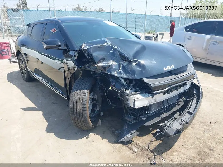 2025 Kia Ev6 Wind Rwd VIN: 5XYC34JAXSG010387 Lot: 45068790