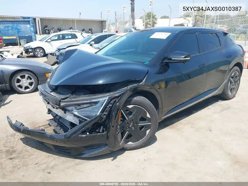 2025 Kia Ev6 Wind Rwd VIN: 5XYC34JAXSG010387 Lot: 45068790