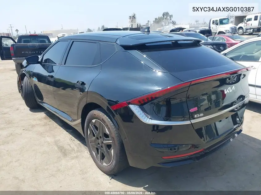 2025 Kia Ev6 Wind Rwd VIN: 5XYC34JAXSG010387 Lot: 45068790
