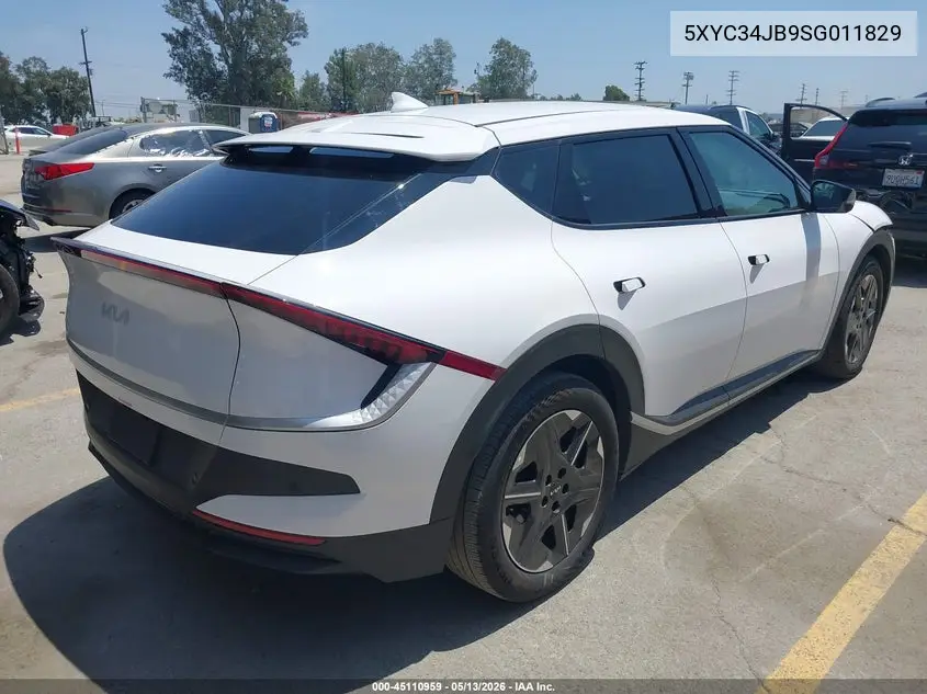 2025 Kia Ev6 Light Rwd VIN: 5XYC34JB9SG011829 Lot: 45110959