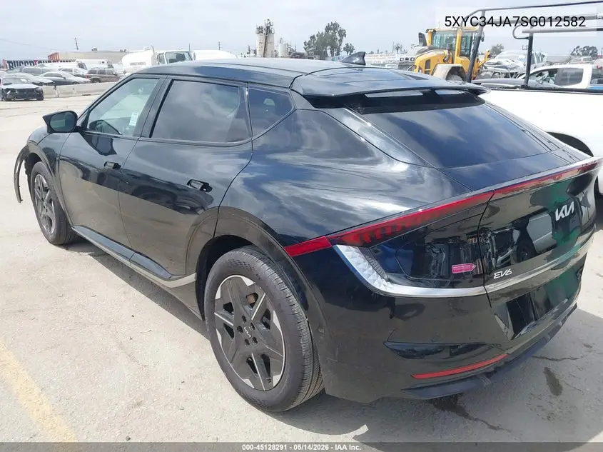 2025 Kia Ev6 Wind Rwd VIN: 5XYC34JA7SG012582 Lot: 45128291