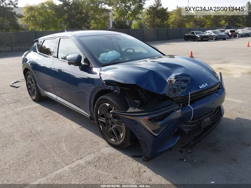 2025 Kia Ev6 Wind Rwd VIN: 5XYC34JA2SG013445 Lot: 45194796