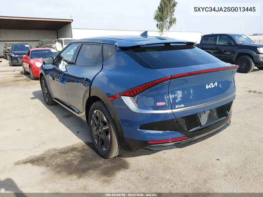 2025 Kia Ev6 Wind Rwd VIN: 5XYC34JA2SG013445 Lot: 45194796