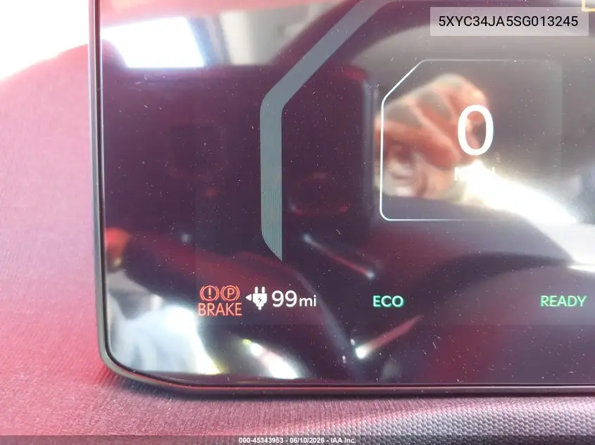 2025 Kia Ev6 Light Long Range Rwd VIN: 5XYC34JA5SG013245 Lot: 45343953