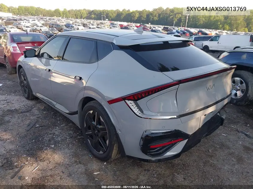 2025 Kia Ev6 Gt-Line Rwd VIN: 5XYC44JAXSG013769 Lot: 45353589